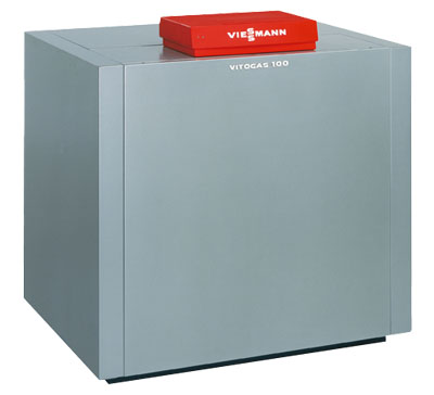 На фото изображен газовый котел Viessmann Vitogas 100-F/35